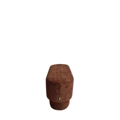 Online Drawer ARLO Banc arrondie en tissu bouclette L92cm
