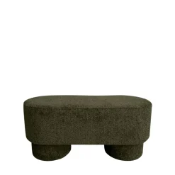 Online Drawer ARLO Banc arrondie en tissu bouclette L92cm