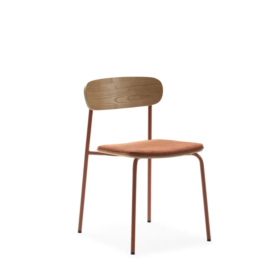Best No name ARNO Lot de 2 chaises en tissu et métal