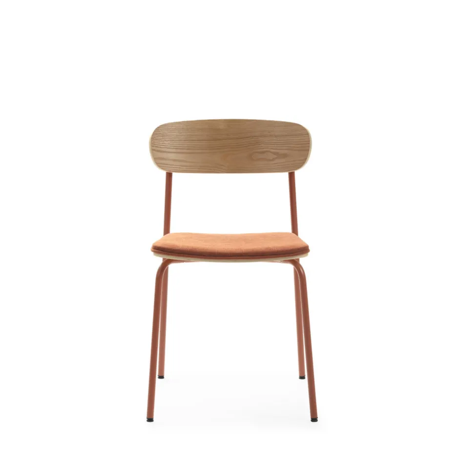 Best No name ARNO Lot de 2 chaises en tissu et métal