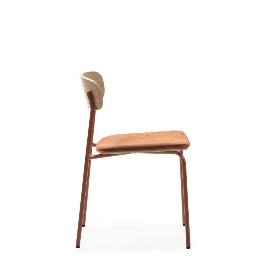 Best No name ARNO Lot de 2 chaises en tissu et métal