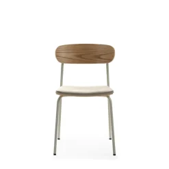Hot No name ARNO Lot de 2 chaises en tissu et métal