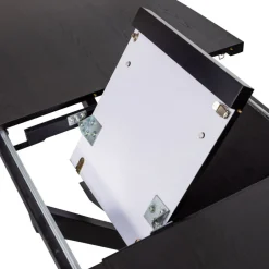 Online Woood ARROS Table à manger extensible ovale 8 à 10 personnes en bois et métal