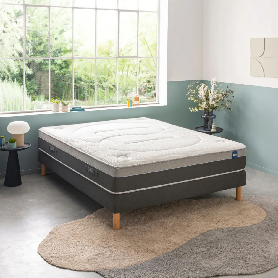 Hot Bultex ASTRION Matelas à ressorts mousse mémoire de forme, accueil enveloppant