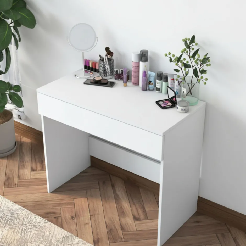 Sale Drawer AURI Coiffeuse 1 tiroir en bois L90cm