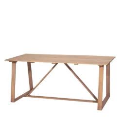 Best Drawer AVA Table à manger de jardin 6 personnes en bois