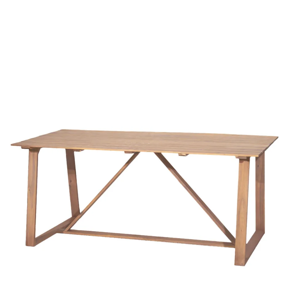 Best Drawer AVA Table à manger de jardin 6 personnes en bois