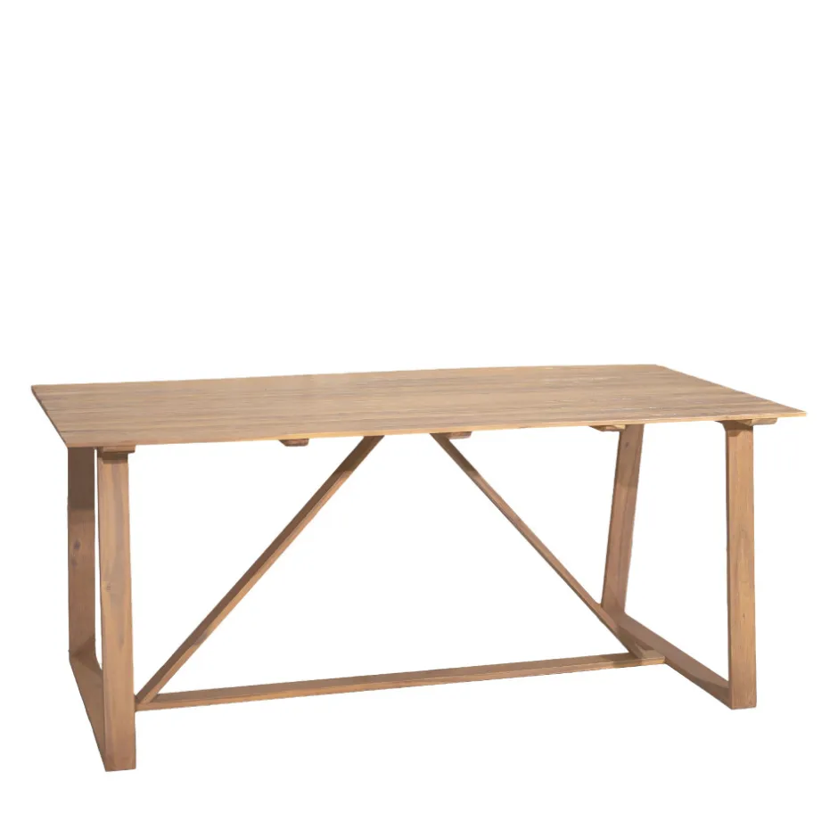 Best Drawer AVA Table à manger de jardin 6 personnes en bois