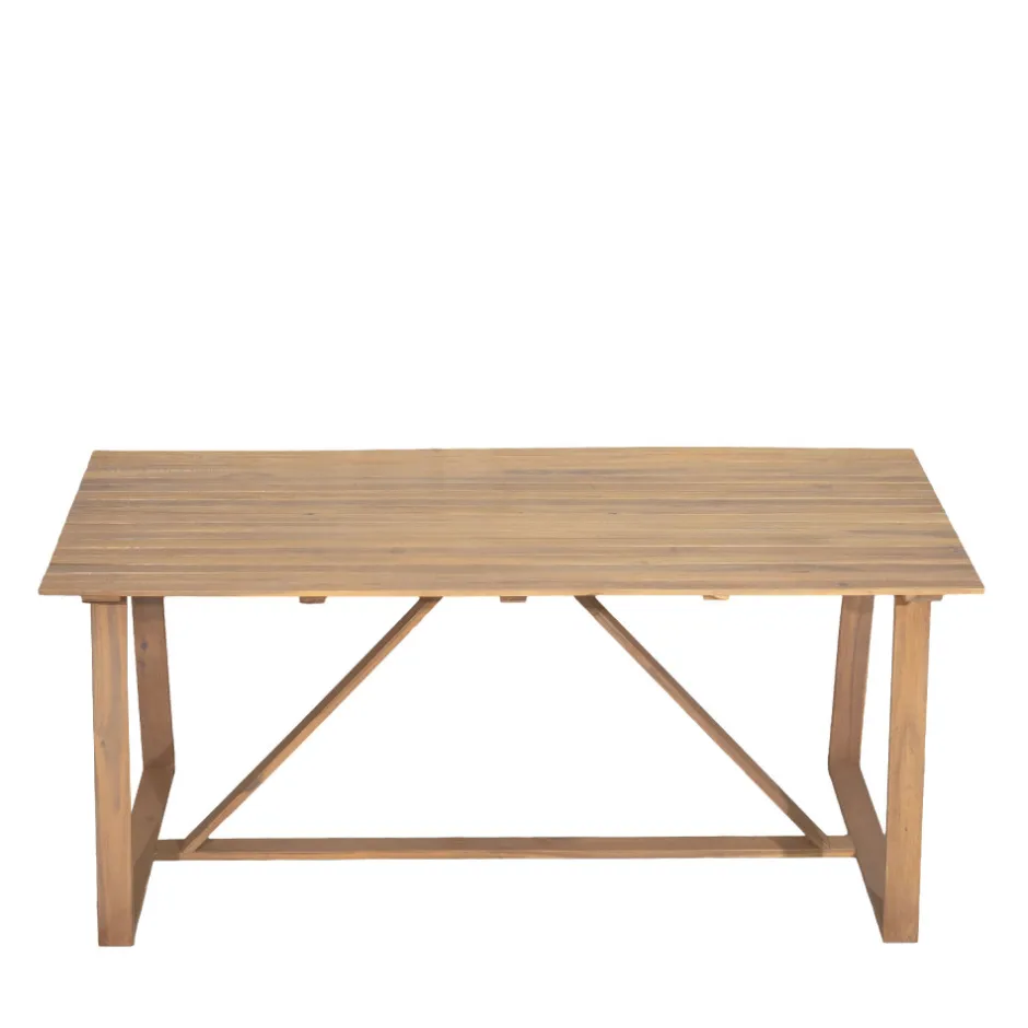 Best Drawer AVA Table à manger de jardin 6 personnes en bois