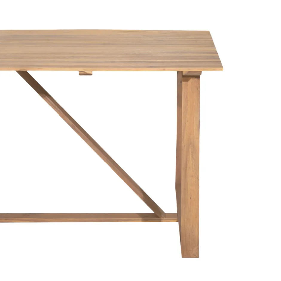 Best Drawer AVA Table à manger de jardin 6 personnes en bois