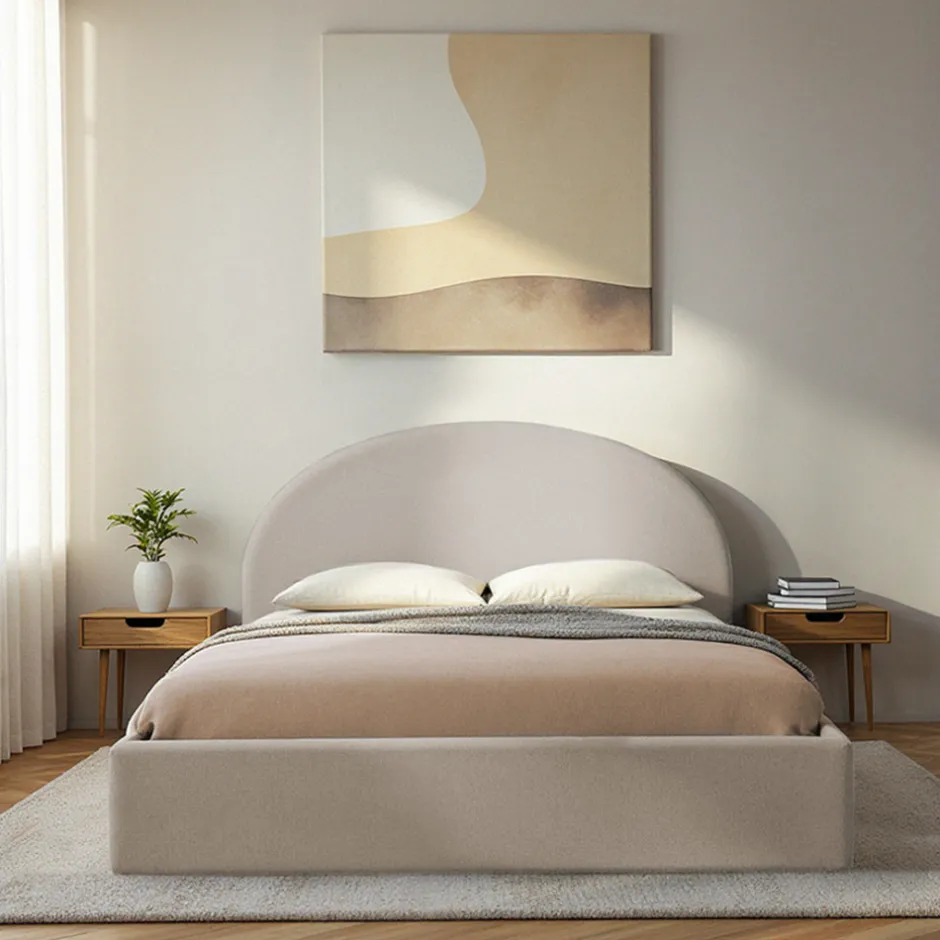 Online Drawer BACKO Lit coffre en tissu 160x200cm