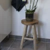 Outlet House Nordic BADIA Tabouret en teck H45cm