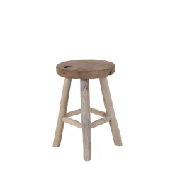 Outlet House Nordic BADIA Tabouret en teck H45cm