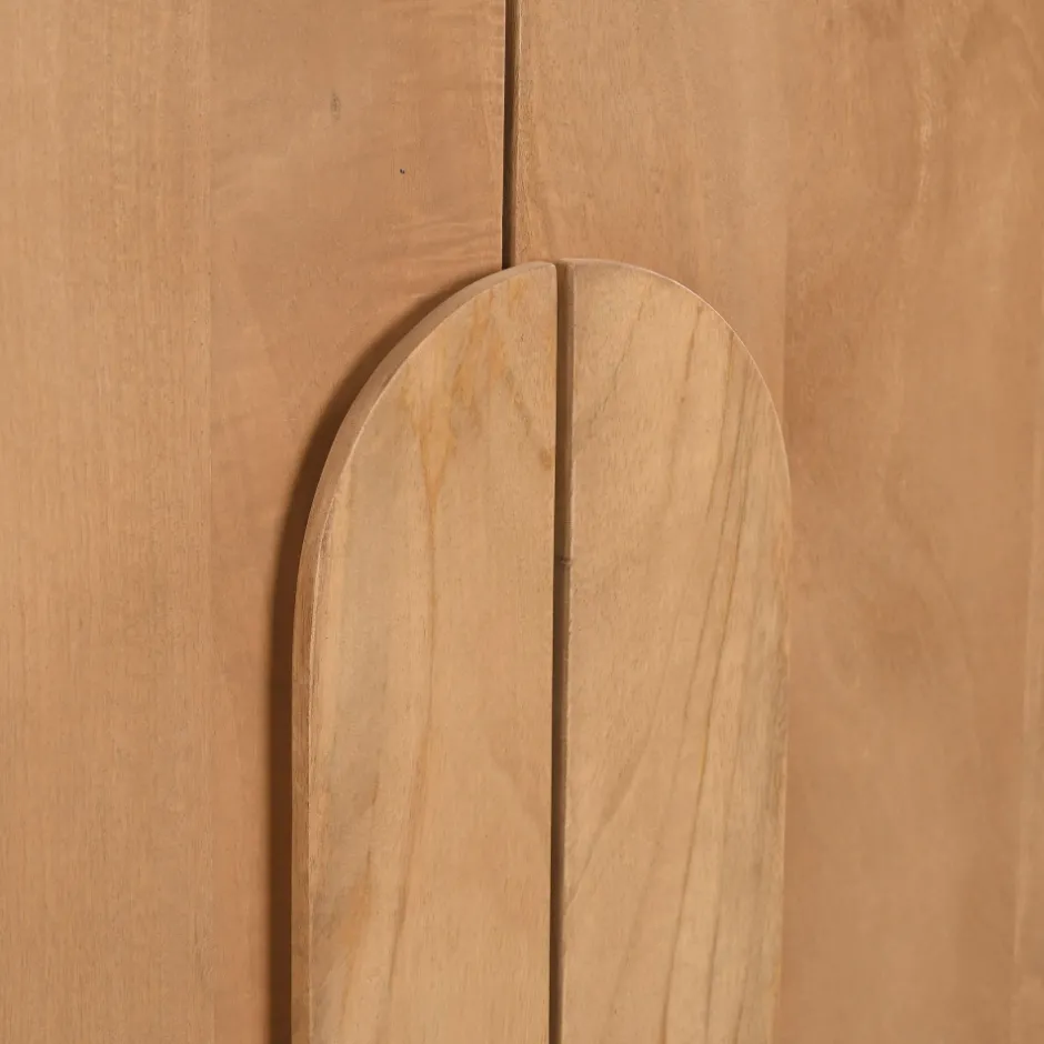 Online Drawer BALI Buffet 2 portes en bois massif L90cm