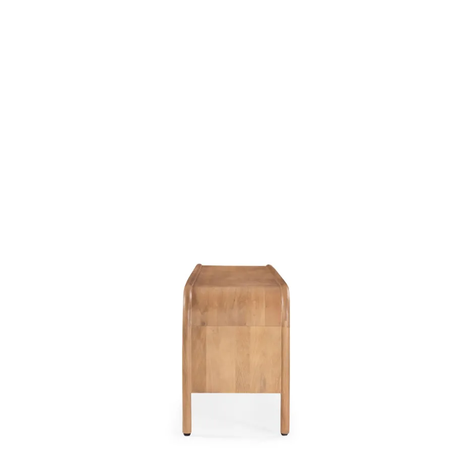 Sale Drawer BALI Meuble TV 2 portes en bois massif L150cm