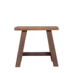Outlet House Nordic BARCELONA Tabouret en teck H45cm