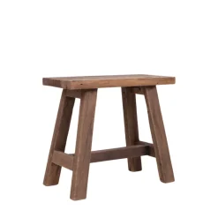 Outlet House Nordic BARCELONA Tabouret en teck H45cm