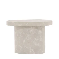 Discount Venture Home BASTAD Table d'appoint organique en effet marbre 50x30cm