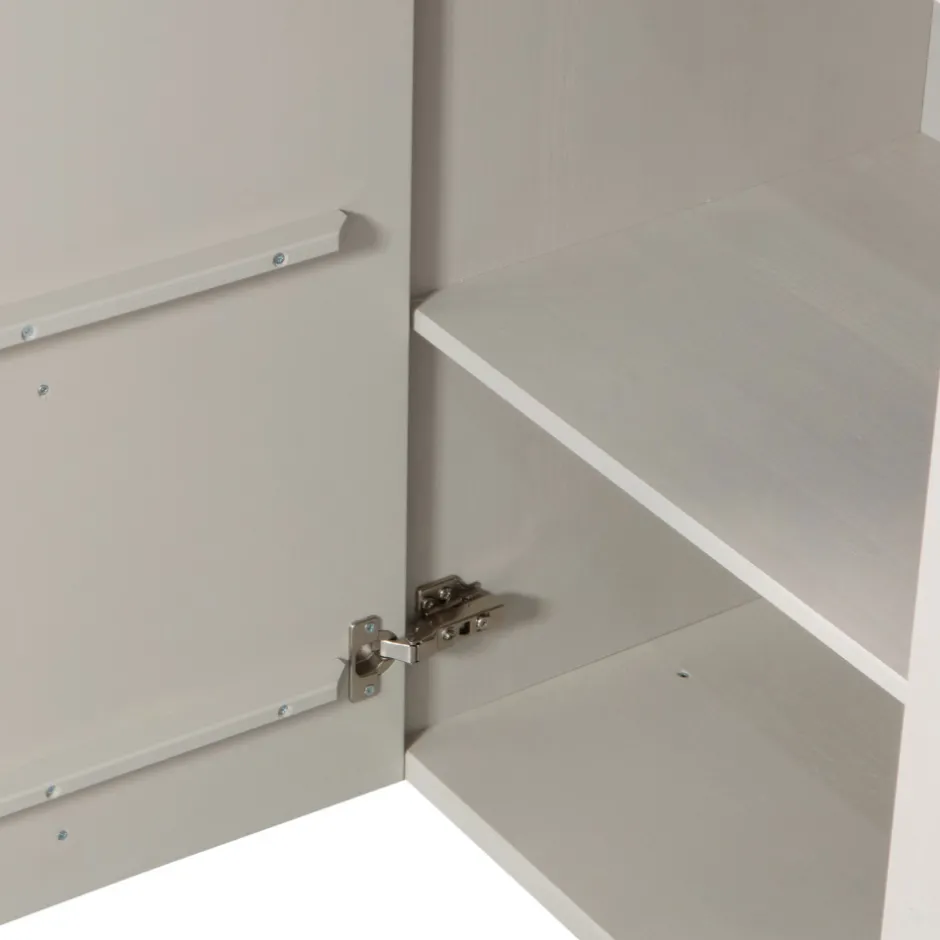 Discount Woood BASU Buffet 4 portes en bois L200cm