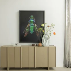 Discount Woood BASU Buffet 4 portes en bois L200cm