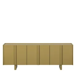 Best Woood BASU Meuble TV 3 portes en bois L152cm