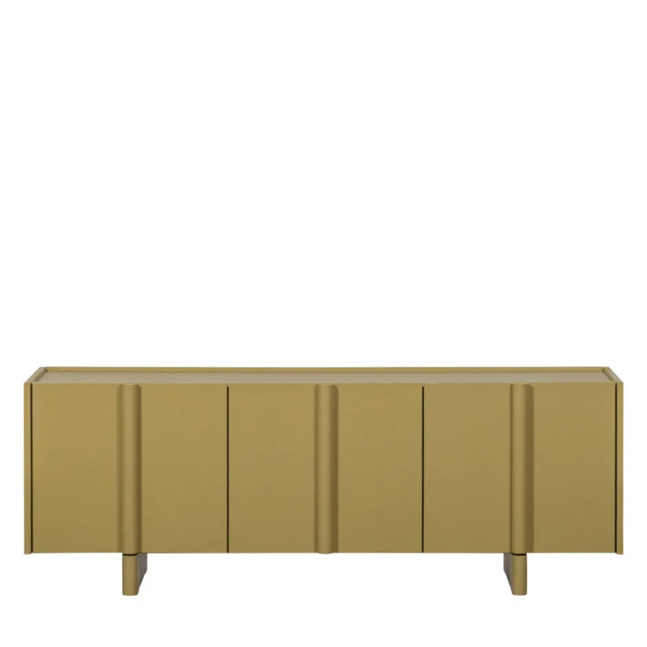 Best Woood BASU Meuble TV 3 portes en bois L152cm