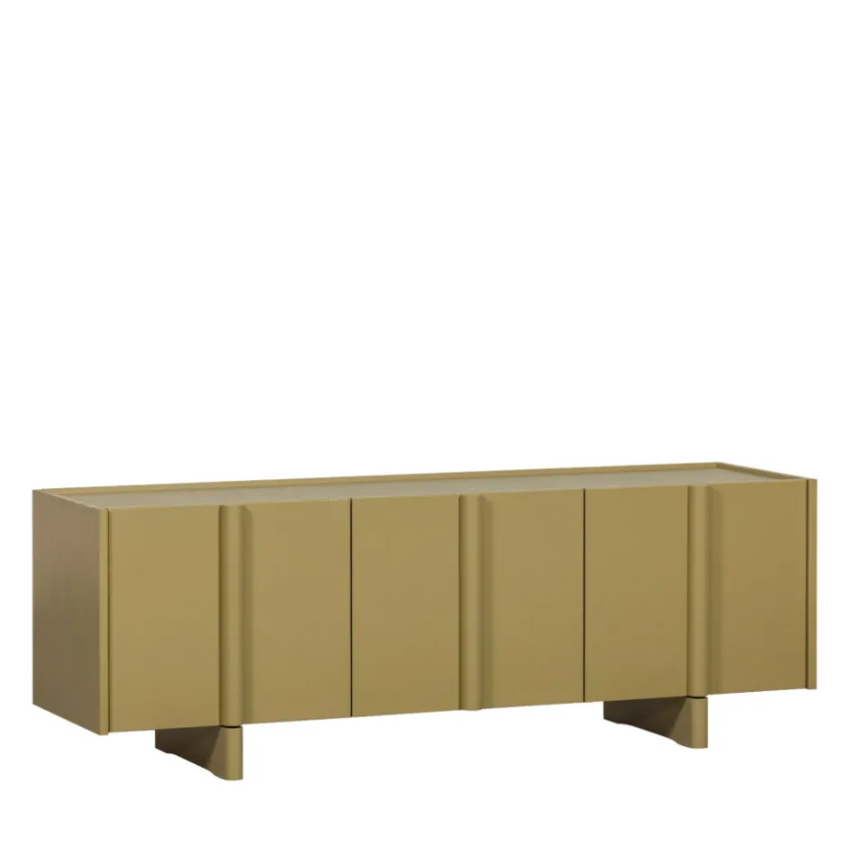 Best Woood BASU Meuble TV 3 portes en bois L152cm