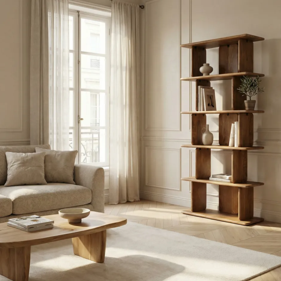 Best Drawer BATAM Étagère en bois massif H180cm
