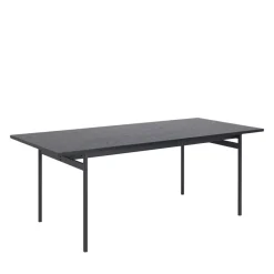 Drawer BATARA Table à manger 8 personnes en bois et métal