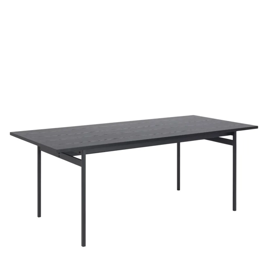 Drawer BATARA Table à manger 8 personnes en bois et métal