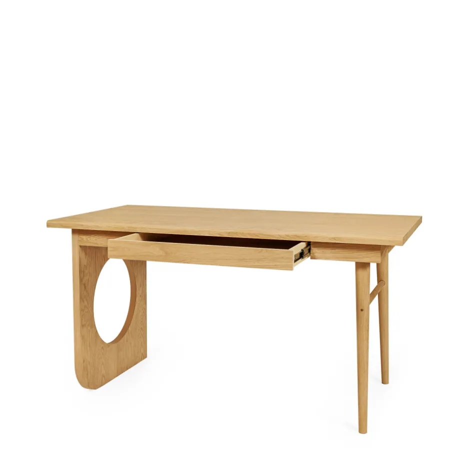 Discount Woodman BAU Bureau design en bois 1 tiroir