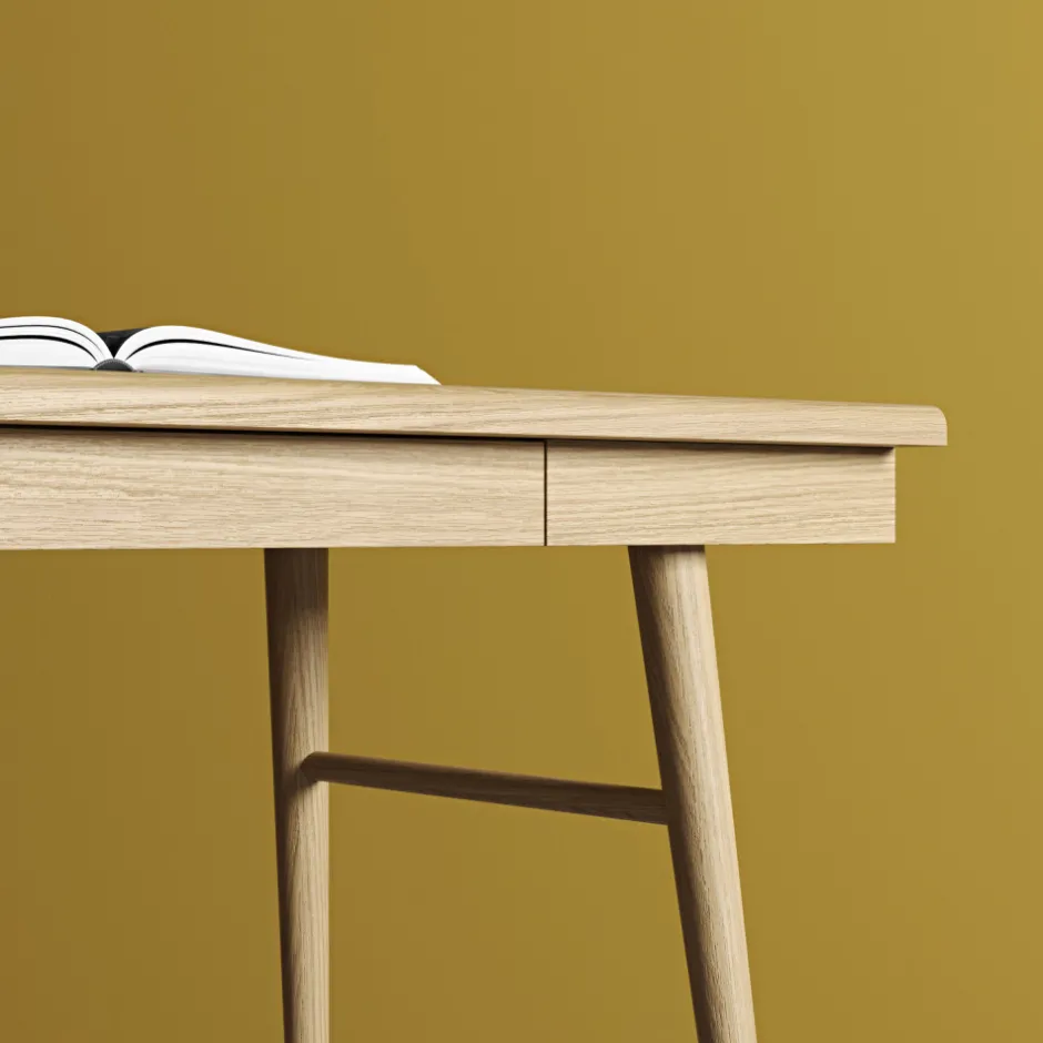 Discount Woodman BAU Bureau design en bois 1 tiroir