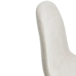 Outlet Drawer BELLA Lot de 2 chaises en tissu piètement effet bois