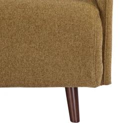 Best Drawer BELUSHI Canapé convertible 2 places en tissu pieds bois foncé