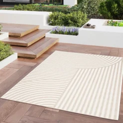 Drawer BIZANA Tapis d’extérieur à motif géométrique