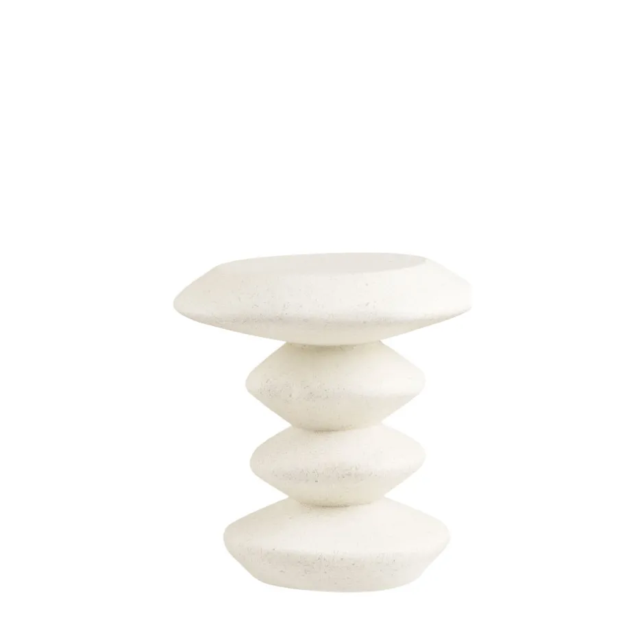 Sale House Nordic BLACKBURN Table d'appoint ronde en fibre d'argile ø36cm