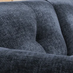 Discount Drawer BOCCA Canapé droit 3 places en tissu à dossier capitonné