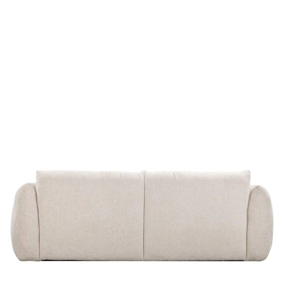 Discount Drawer BOCCA Canapé droit 3 places en tissu à dossier capitonné
