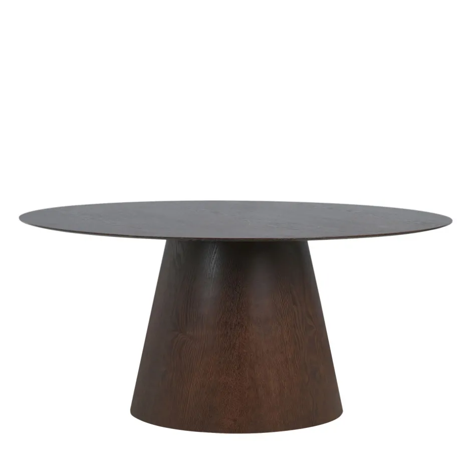 Outlet House Nordic BOLTON Table à manger ovale en bois 160x90cm