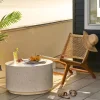 Outlet House Nordic BONNIE Table basse ronde en effet terrazzo ø70cm