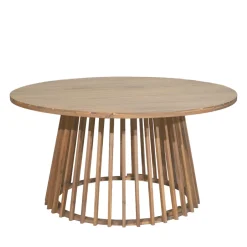 Hot Drawer BORO Table à manger de jardin 6 personnes ronde en bois ø 150 cm