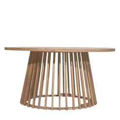 Hot Drawer BORO Table à manger de jardin 6 personnes ronde en bois ø 150 cm