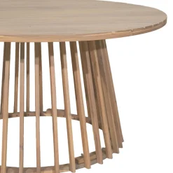 Hot Drawer BORO Table à manger de jardin 6 personnes ronde en bois ø 150 cm