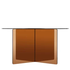 Clearance Drawer BOSTON Table basse ronde en verre ø80cm
