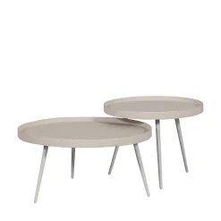 Hot Woood BOUNDS Table basse ronde en métal ø58cm