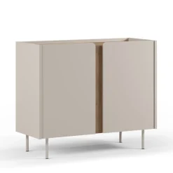 Discount Drawer BOXY Buffet 2 portes en bois et métal L100cm