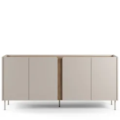 Online Drawer BOXY Buffet 4 portes en bois et métal L180cm