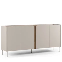 Online Drawer BOXY Buffet 4 portes en bois et métal L180cm