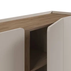 Online Drawer BOXY Buffet 4 portes en bois et métal L180cm