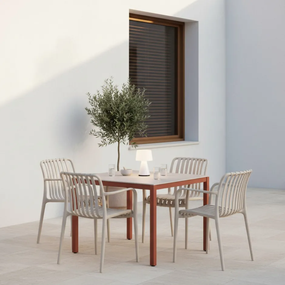 New Drawer BRANO Lot de 2 fauteuils de jardin en résine